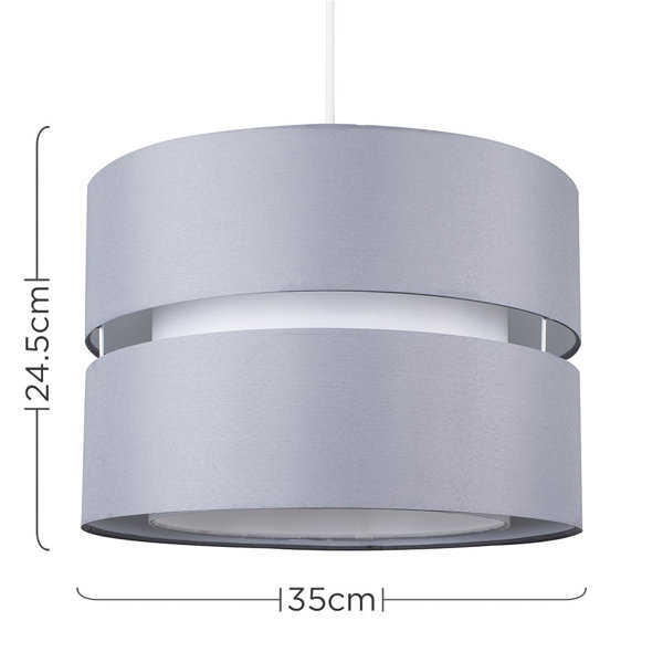 Zipcode Design 35 cm Lampenschirm Sophia aus Baumwolle & Bewertungen